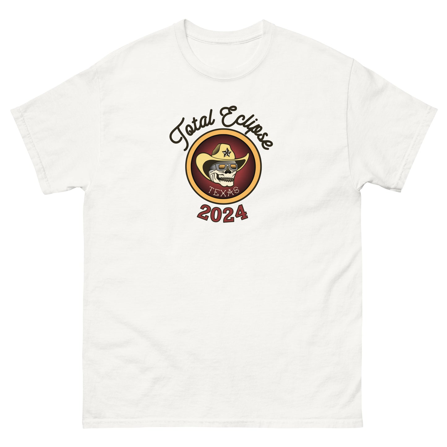 Eclipse skull cowboy - Men's classic tee