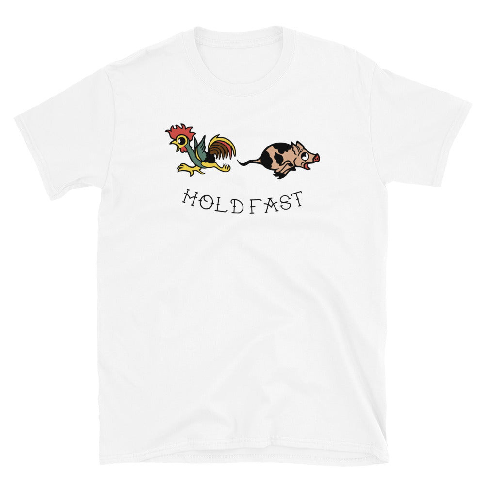 Sailor Jerry Chicken and Pig: Short-Sleeve Unisex T-Shirt