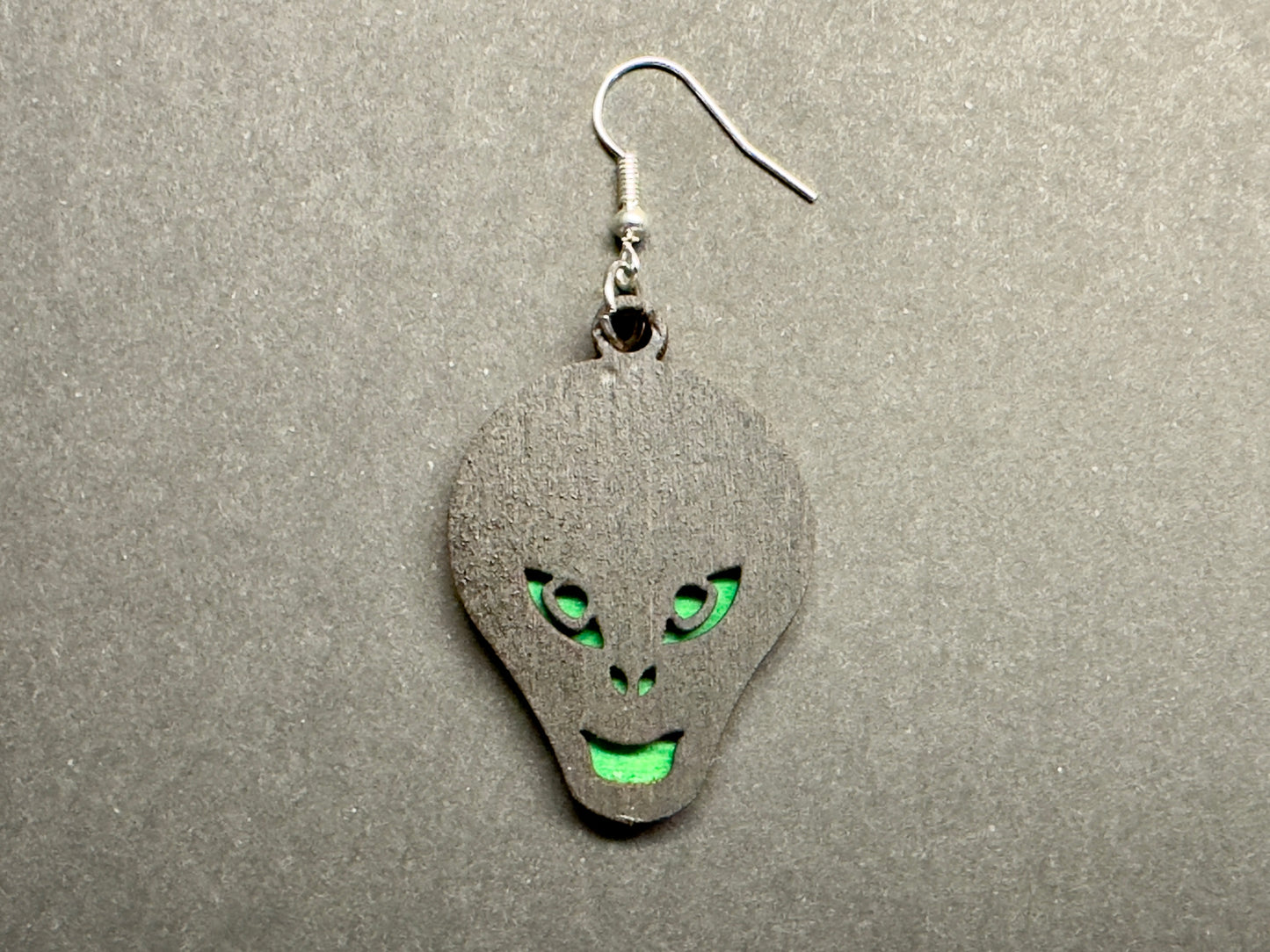 Alien and UFO dangle earrings