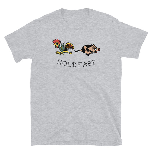 Sailor Jerry Chicken and Pig: Short-Sleeve Unisex T-Shirt