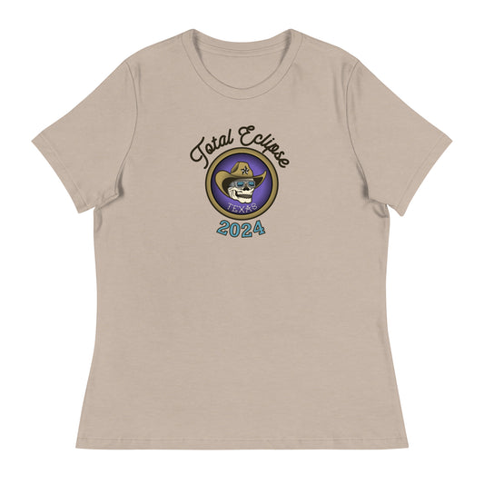 Eclipse skull cowboy - Women's Relaxed T-Shirt